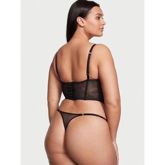 Victoria's Secret Love Letters Embroidery V-String Panty - Picture 5 of 5